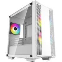 ราคา DeepCool CC360 Mini Tower Case fits mATX with TG White (R-CC360-WHAPM3-G-1) (069315)