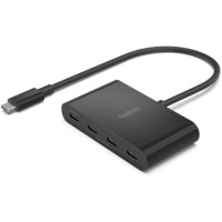ราคา Belkin Connect USB-C to 4-Port USB-C Hub Black (AVC018btBK) (069428)