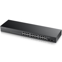 ราคา ZyXEL 24-Port GbE Smart Managed Switch with 2 GbE SFP Ports (GS1900-24) (023218)
