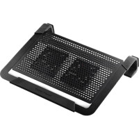 ราคา Cooler Master NotePal U2 Plus Movable Fan Aluminum Cooling Pad Black (R9-NBC-300L-GP) Black (R9-NBC-U2PK-GP) (017427)