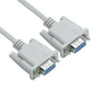 ราคา สาย DB9 9 pin Cross Serial RS232 Female to DB9 Female Connectors Cable เมีย เมีย สายไขว้ Null Modem Cord Cross TX RX line for Data Com (17472808433)