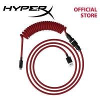 ราคา 6J677AA HyperX Coiled Cable Red Black Durable coiled cable Stylish design 5 Pin Aviator Connector USB C to USB A (17549796466)