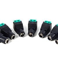 ราคา UNI 10 Pcs DC Power Female Connectors Plug 5 5 X 2 1mm Jack Adapter For Led Strip (18327662147)