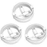 ราคา ยูเอสบียี่ห้อ Apple C เป็น USB C สายชาร์จ6ft 60W 3แพ็ค รับรองโดยแอปเปิ้ลเอ็มเอฟไอ Type C To Type C สายชาร์จเร็วใช้ได้กับ Ipad Pro 12 9 11 Air 4 5 Mini 6 MacBook Air สีขาว (19113475298)