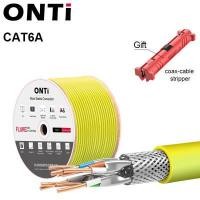 ราคา 2023 สายเคเบิลเครือข่าย Onti CAT6A Sftp 23AWG 4PR LSZH 10Gbps 500MHz LSZH ทองแดงปราศจากออกซิเจนหุ้มฉนวนสองชั้นรองรับสายเคเบิลอีเธอร์เน็ต FTTH (18953582972)