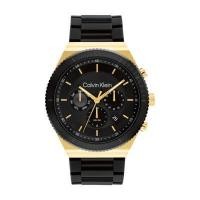 ราคา Calvin Klein Fearless CK25200306 นาฬิกาข้อมือผู้ชาย Black Gold (19160294009)