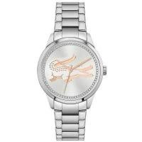 ราคา Lacoste Ladycroc LC2001189 นาฬิกาผู้หญิง สีเงิน (14620881011)