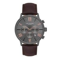 ราคา Lee Cooper LC07170 062 นาฬิกาข้อมือผู้ชาย สายหนัง Brown Dark Blue Leather Strap (18194985875)