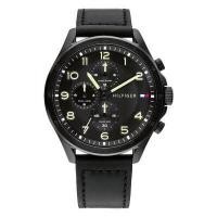ราคา TOMMY HILFIGER Axel TH1792004 นาฬิกาผู้ชาย สายหนัง สีดำ (15967034515)