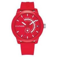 ราคา TOMMY HILFIGER The Denim TH1791480 นาฬิกาผู้ชาย สีแดง (16982626369)