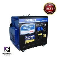 ราคา เครื่องปั่นไฟเครื่องยนต์ดีเซลเสียงเงียบ 5.5 KW. HYUNDAI รุ่น HD6500LDE (5138)