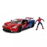 ราคา โมเดลรถเหล็ก Jada 1:24 Marvel Spider-Man & 2017 Ford GT (246)