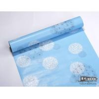 ราคา วอลเปเปอร์สติ๊กเกอร์ลายดอกกลมขาวพื้นสีฟ้า LF059 (45)