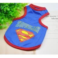 ราคา เสื้อกล้ามน้องหมา เสื้อผ้าหมาแมว ลาย ซุปเปอร์ฮีโร่ (size s-xxl) เสื้อกล้ามสุนัข ลาย ซุปเปอร์แมน ( XXL รอบตัว 46 cm) (1312)