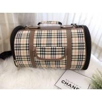 ราคา กระเป๋าใส่สุนัข กระเป๋าใส่น้องหมาน้องแมว ลายสก็อต ไซต์ L 45*29*29 cm (1720)