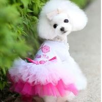 ราคา ชุดเจ้าหญิงกระโปรงสีชมพู ชุดน้องหมา น้องแมว (3282)