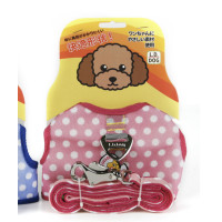 ราคา ชุดรัดอกสุนัข แบบตีนตุ๊กแก ลาย จุด งานญี่ปุ่น มีไซต์ใหญ่ ไซต์ XS (รอบอก15-20cm) - ลายจุด สีแดง (4702)