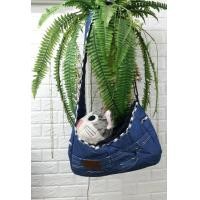 ราคา กระเป๋าใส่น้องหมา กระเป๋าใส่สุนัขแบบสะพายข้าง ปรับสายได้ (4964)