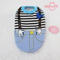 ราคา เสื้อกล้ามลูกสุนัข เสื้อหมาแมว เบอร์ 4-8 3XS รอบตัว 22cm - มิกกี้ (2468)