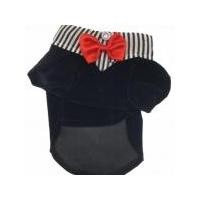 ราคา ชุดทักซิโด้น้องหมา เสื้อผ้าสุนัข ชุดสูทน้องหมา เบอร์ XS,S,M,L,XL,XXL สำเนา Sรอบตัว36cm (3019)