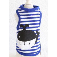 ราคา เสื้อกล้ามสุนัข เสื้อผ้าหมาแมว ราคาไม่เกิน 100 บาท (XS-L) สีน้ำเงิน M (5440)