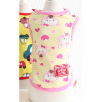 ราคา เสื้อกล้ามน้องหมา น้องแมว สีชมพู L (5460)