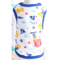 ราคา เสื้อกล้ามน้องหมา น้องแมว สีน้ำเงิน L (5456)