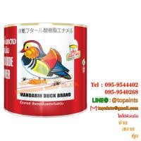 ราคา Toa Mandarin Duck Brand Red Oxide Primer สีทีโอเอ เป็ดหงส์ สีรองพื้นแดงกันสนิม (2073)