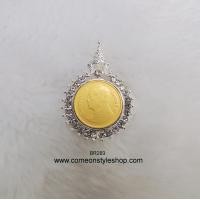 ราคา เข็มกลัดเหรียญในหลวงรัชกาลที่ 9 เข็มกลัดเหรียญ ร.9 เข็มกลัดไว้อาลัย BR283 (579)