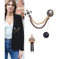 ราคา เซตเข็มกลัด เข็มกลัดเซต pin ชุด 4 ชิ้น รุ่นพรีเมี่ยม สไตล์ชาแนล งานเคลือบสีไวน์แดงบนทอง pinผู้ชาย, pinผู้หญิง, Pin no.5, pinทรงกลมภาพหอไอเฟล งานคุณภาพเกรด AAA 4 pieces brooch collection set made with 