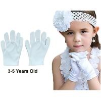 ราคา ถุงมือออกงานเด็ก 3-5 ขวบ 5-7 ขวบ 7-9 ขวบ แบบสั้น ผ้าเรียบ สีขาว ถุงมือแฟนซีเด็ก ถุงมือการแสดง Kid children white dance party costume glove GL52 ถุงมือออกงานเด็กเล็ก 3-5 ขวบ แบบสั้น ผ้าเรียบ สีขาว ถุงม
