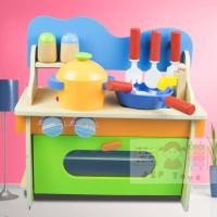 ราคา ของเล่นเสริมพัฒนาการ ของเล่นไม้ ชุดครัวมินิพร้อมเตาอบ (105)