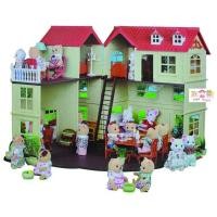 ราคา บ้านตุ๊กตากระต่าย 3 ชั้น Happy Family (667)
