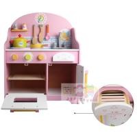 ราคา ชุดครัวไม้สีชมพู (709)