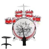 ราคา กลองชุดสำหรับเด็ก BigBand สีเเดง (755)