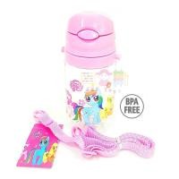ราคา กระติกน้ำมีหลอดดูด พร้อมสายสะพายลายม้าน้อยโพนี่ (809)