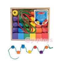 ราคา ของเล่นเสริมพัฒนาการ ร้อยเชือกลูกปัดรูปทรง 30 ชิ้น (878)