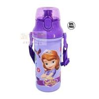 ราคา กระติกน้ำเด็ก มีสายสะพายแบบยกดื่ม + ใส่หลอดดูดได้ ลายโซเฟีย (ม่วง) (969)