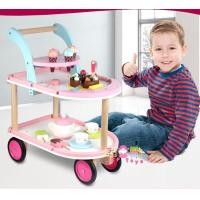 ราคา ชุดรถเข็นไม้เสริฟขนมเค้ก น้ำชาเเละไอศกรีม (1015)