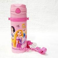 ราคา กระติกน้ำสแตนเลสเก็บความร้อน ความเย็น กระติกน้ำสำหรับเด็กลายเจ้าหญิง ลิขสิทธิ์แท้ดีสนีย์ (หลอด) (1047)
