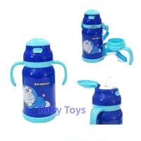 ราคา กระติกน้ำแบบหลอดดูด 2 in 1 สามารถปรับเป็นแบบมือจับ และสายสะพายได้ลายโดเรมอน ขนาด 380 ml (1064)