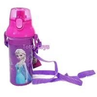 ราคา กระติกน้ำเด็ก มีสายสะพายแบบยกดื่ม + ใส่หลอดดูดได้ เเอนนา เอลซ่า สีม่วง (1068)