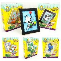 ราคา ขายส่ง 6 กล่อง เซตกรอปรูปดินเบาลายสัตว์ (1215)