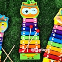 ราคา ของเล่นไม้เสริมพัฒนาการ ระนาดไม้ลายสัตว์ นกฮูก (1355)