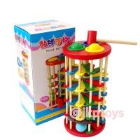 ราคา ของเล่นไม้เสริมพัฒนาการ ทุบบอลหล่นบรรได (1366)