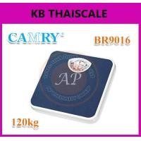 ราคา ตาชั่งน้ำหนักคน120kg เครื่องชั่งน้ำหนักบุคคล120กิโล เครื่องชั่งระบบสปริง พิกัด 120kg ค่าละเอียด 1kg ยี่ห้อ CAMRY รุ่น BR9016 120kg/1kg (2134)