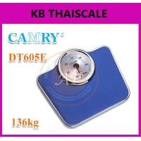ราคา ตาชั่งน้ำหนักคน136kg เครื่องชั่งน้ำหนักบุคคล136กิโล เครื่องชั่งระบบสปริง พิกัด 136kg ค่าละเอียด 1kg ยี่ห้อ CAMRY รุ่น DT605E 136kg/1kg (2135)