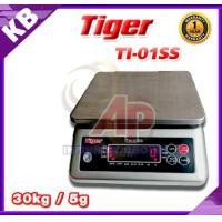 ราคา เครื่องชั่งดิจิตอล เครื่องชั่งตั้งโต๊ะ เครื่องชั่งกันน้ำ เครื่องชั่งดิจิตอลกันน้ำตั้งโต๊ะ 30Kg ตาชั่งกันน้ำ 30kg เครื่องชั่งสแตนเลส 30kg เครื่องชั่งน้ำหนัก 30kg พิกัด 30kg ความละเอียด 5g ยี่ห้อ TIGER 