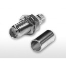 ราคา SMA Female BKD Crimp ตรงกลางเป็นรู) สำหรับ LLC200/LMR-200/CFD200/RG58U