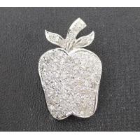 ราคา จี้ แอปเปิ้ล ฝังเพชรกุหลาบ 70 เม็ด 0.70 กะรัต งานทองขาวโบราณ(ปาหะ) นน. 3.56 g (046165)